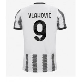 Herren Fußballbekleidung Juventus Dusan Vlahovic #9 Heimtrikot 2022-23 Kurzarm